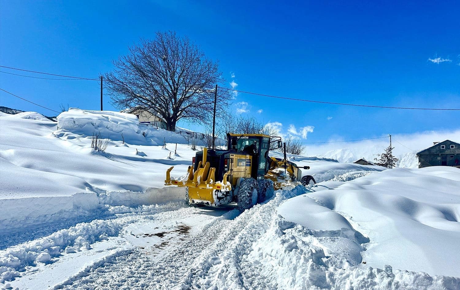 Dersim'de yol açma çalışmaları / Foto: Ali Haydar Gözlü / Rûdaw