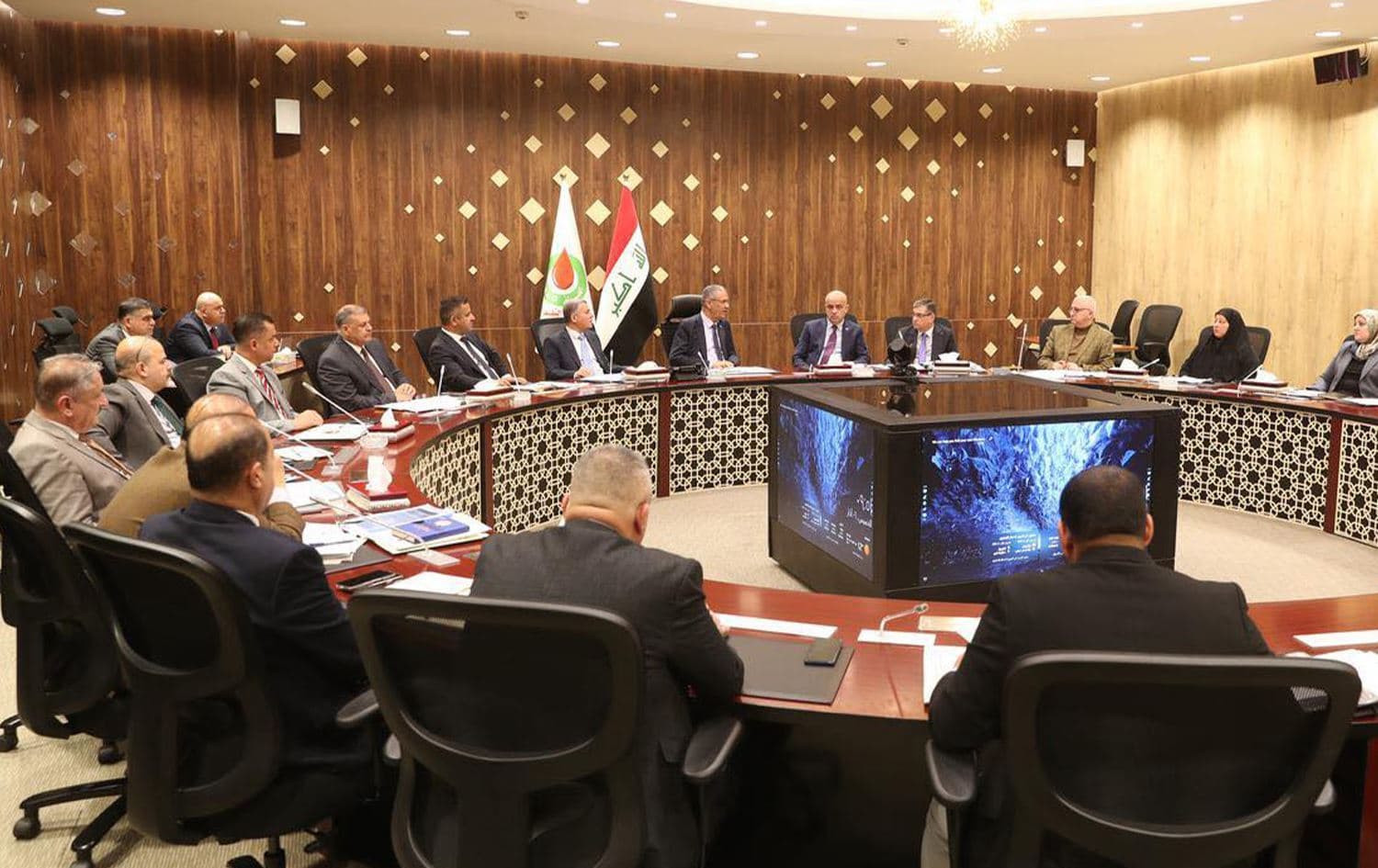 Civîna Komîteya Îraq û Tirkiyeyê / Wêne: Wezîrê Petrolê yê Îraqê