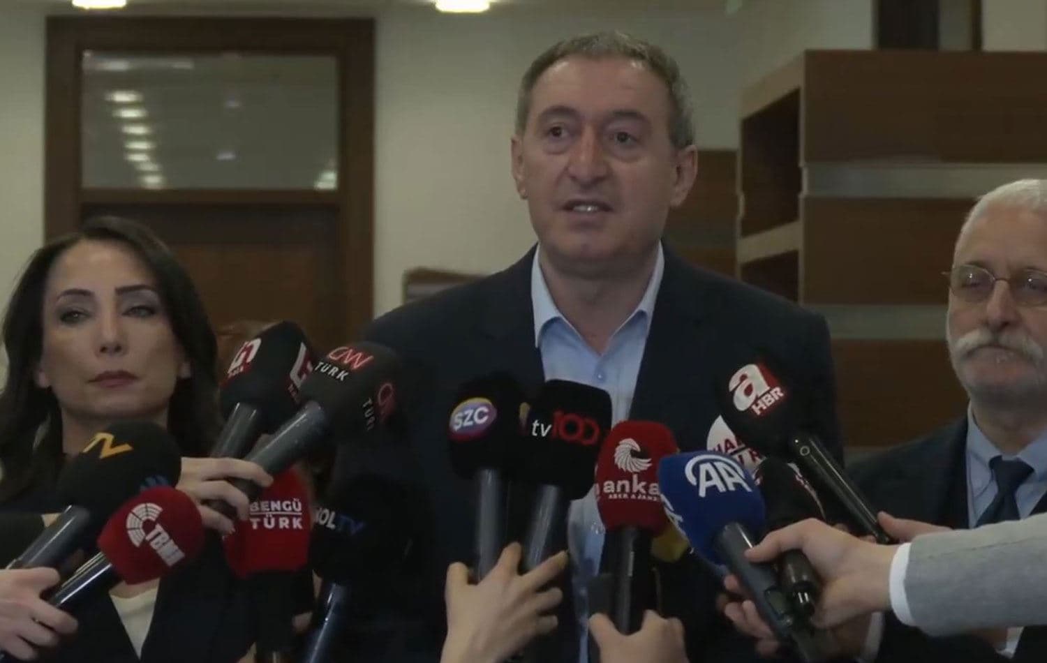DEM Parti Eş Genel Başkanı Tuncer Bakırhan. / Video alıntısı / Rûdaw