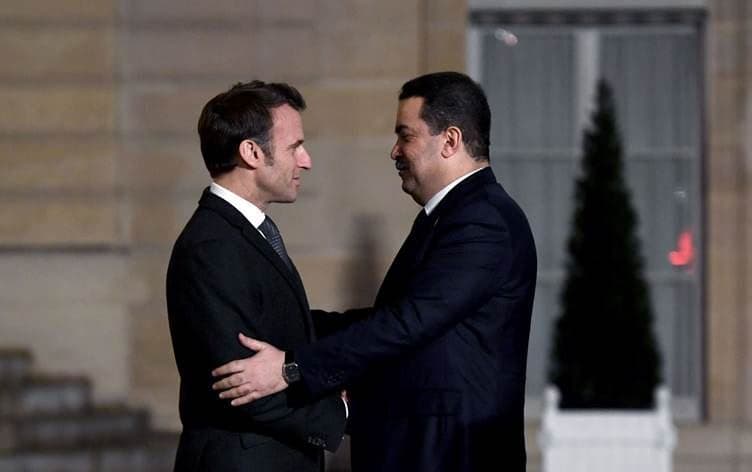 Emmanuel Macron û Mihemed Şiya Sûdanî /Wêne: Arşîv