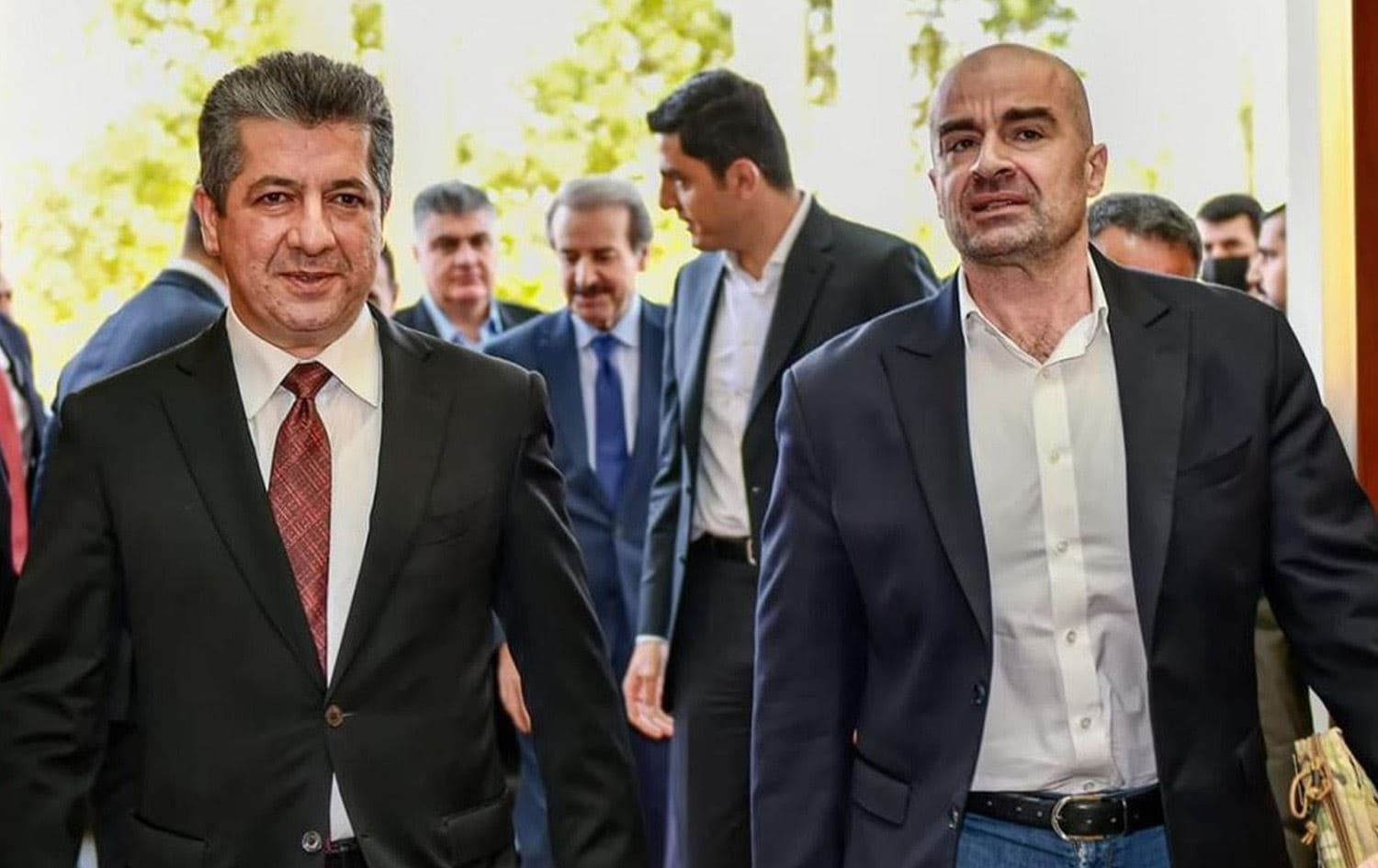بافڵ تاڵەبانی و مەسرور بارزانی