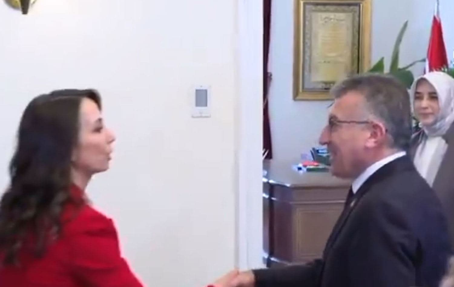 DEM Parti İmralı heyeti AK Parti ile bir araya geldi. / Video alıntısı / Rûdaw
