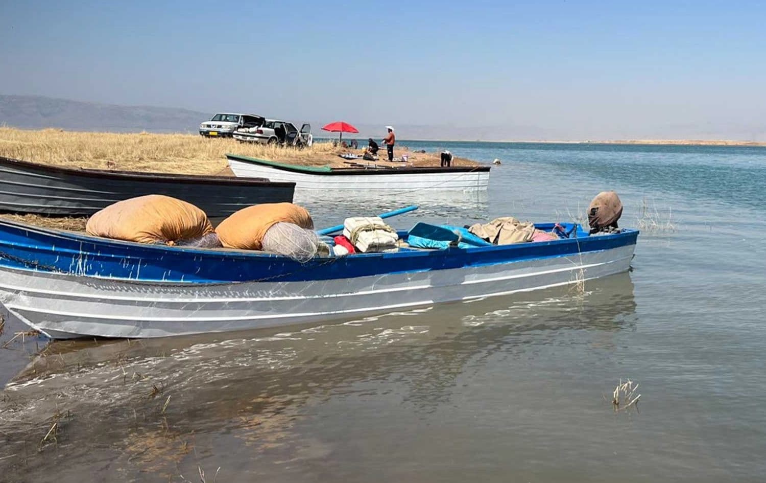 بەلەمی ژمارەیەک راوچی لە بەنداوی دووکان. وێنە: بڵند تاهیر - رووداو