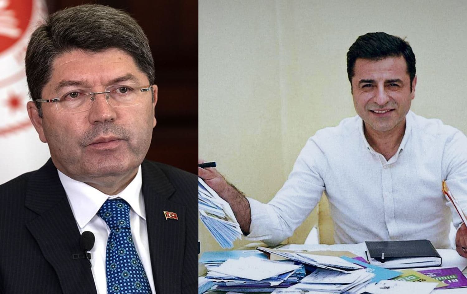 Selahattîn Demîrtaş û Yilmaz Tun\ Wêne: Rûdaw Grafîk
