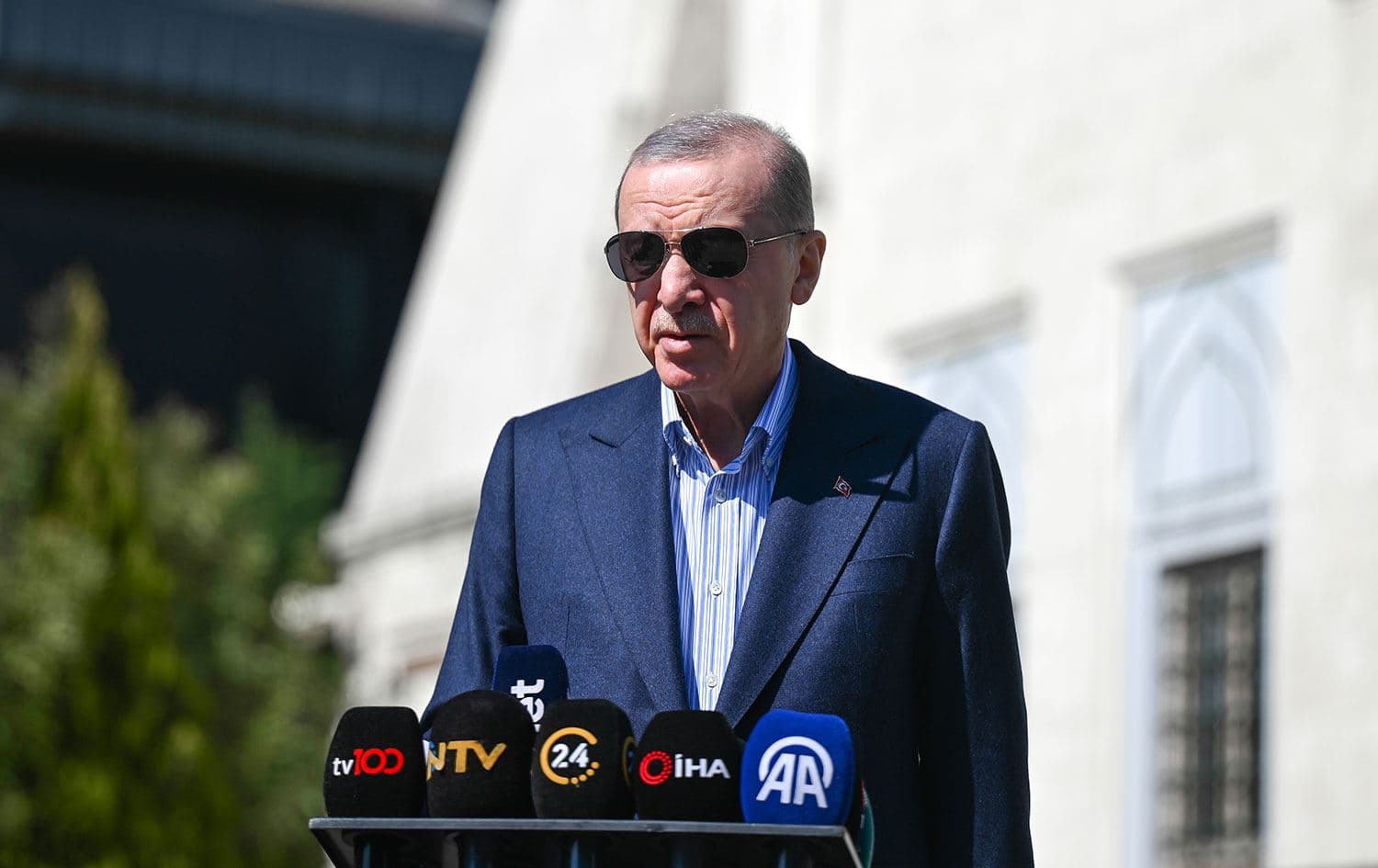 Erdoğan, Cuma namazı sonrası açıklamalarda bulundu -  AA