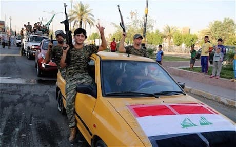 The Shiite militias have regrouped to fight ISIS. AP photo.