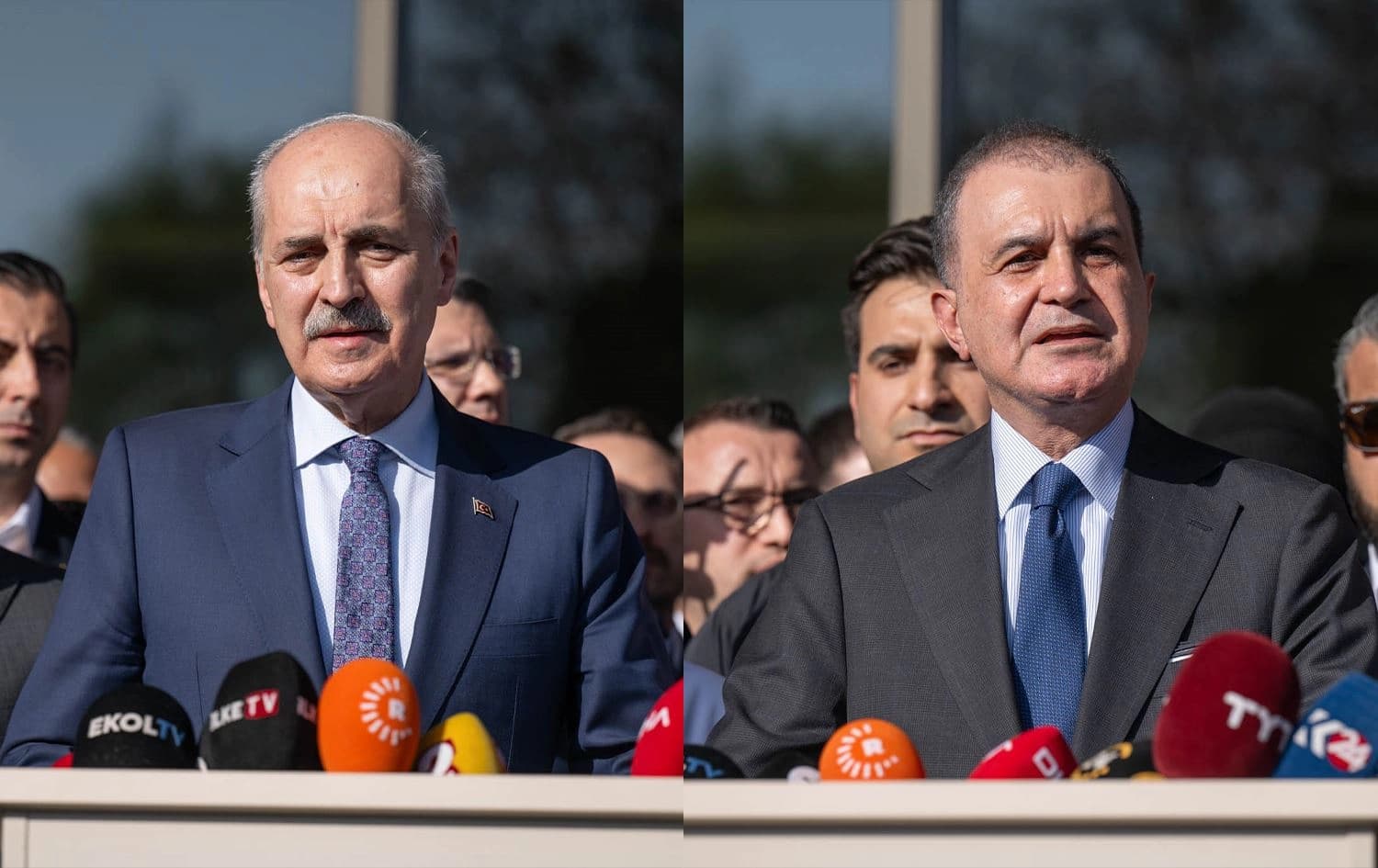 Numan Kurtulmuş û Omer Çelîk /Wêne: AA