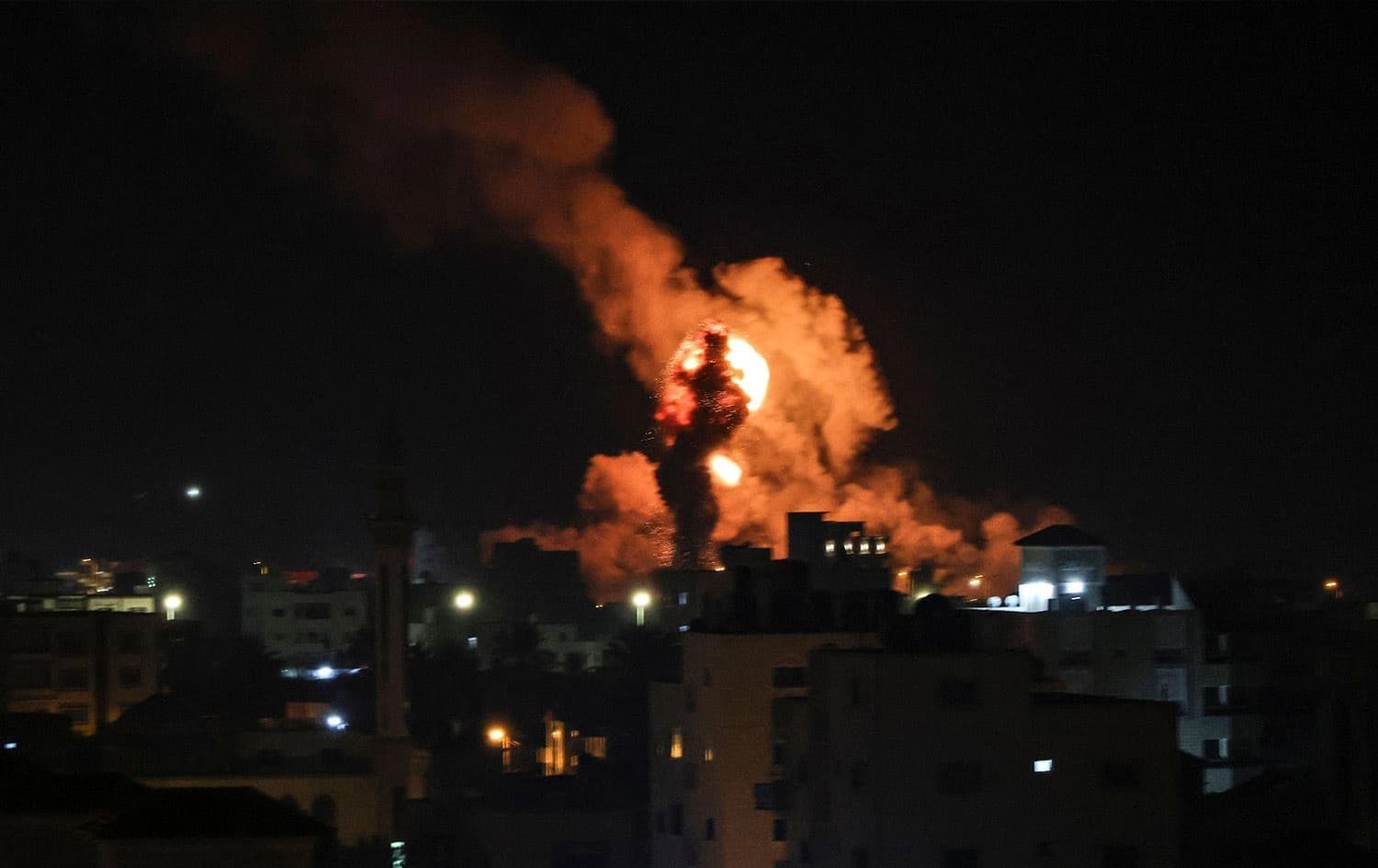 بۆردوومانێکی ئیسرائیل بۆ سەر غەززە. وێنە: ئەرشیڤ: AFP