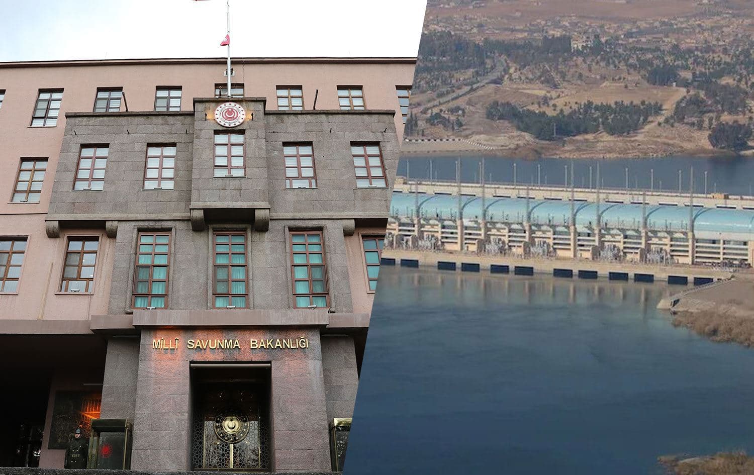 Wezareta Parastinê ya Tirkiyeyê û Bendava Tişrînê / Wêne: Rûdaw Grafîk