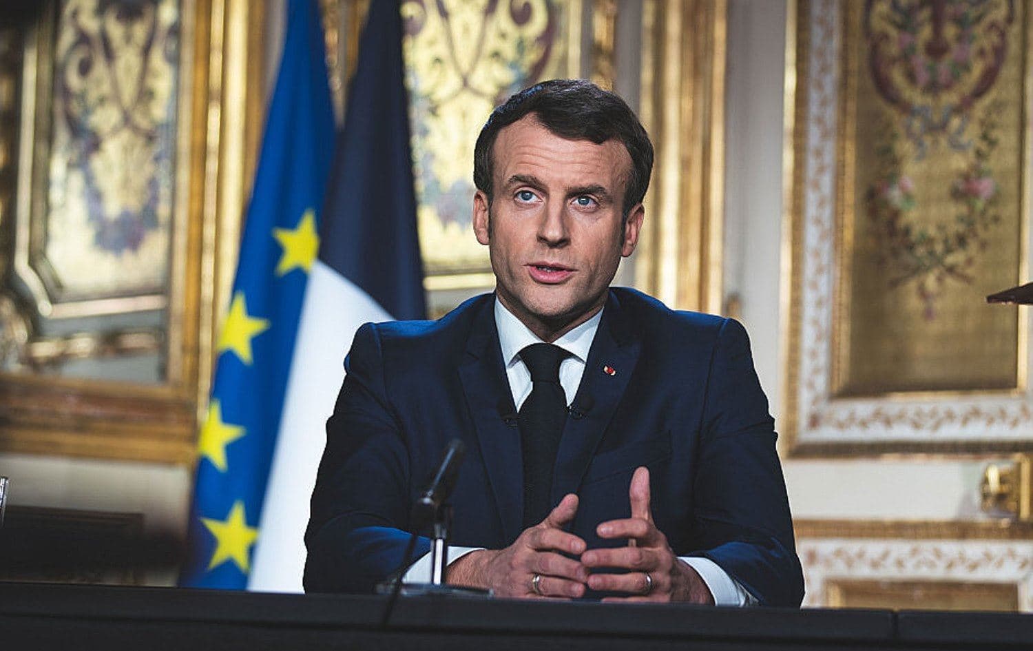 ئیمانوێل ماکرۆن، سەرۆکی فەرەنسا. وێنە: French Presidency