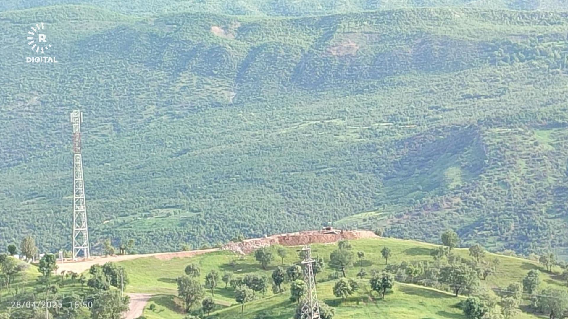 Hedef alınan Peşmerge noktası