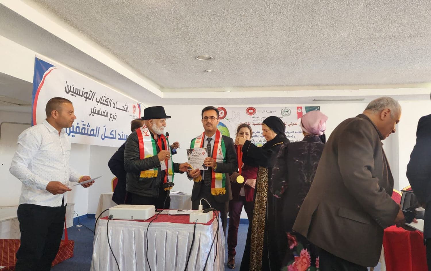 عادل مەلا ساڵح، لە کۆنگرەی "ئاشتی بۆ دیپلۆماسییەت."