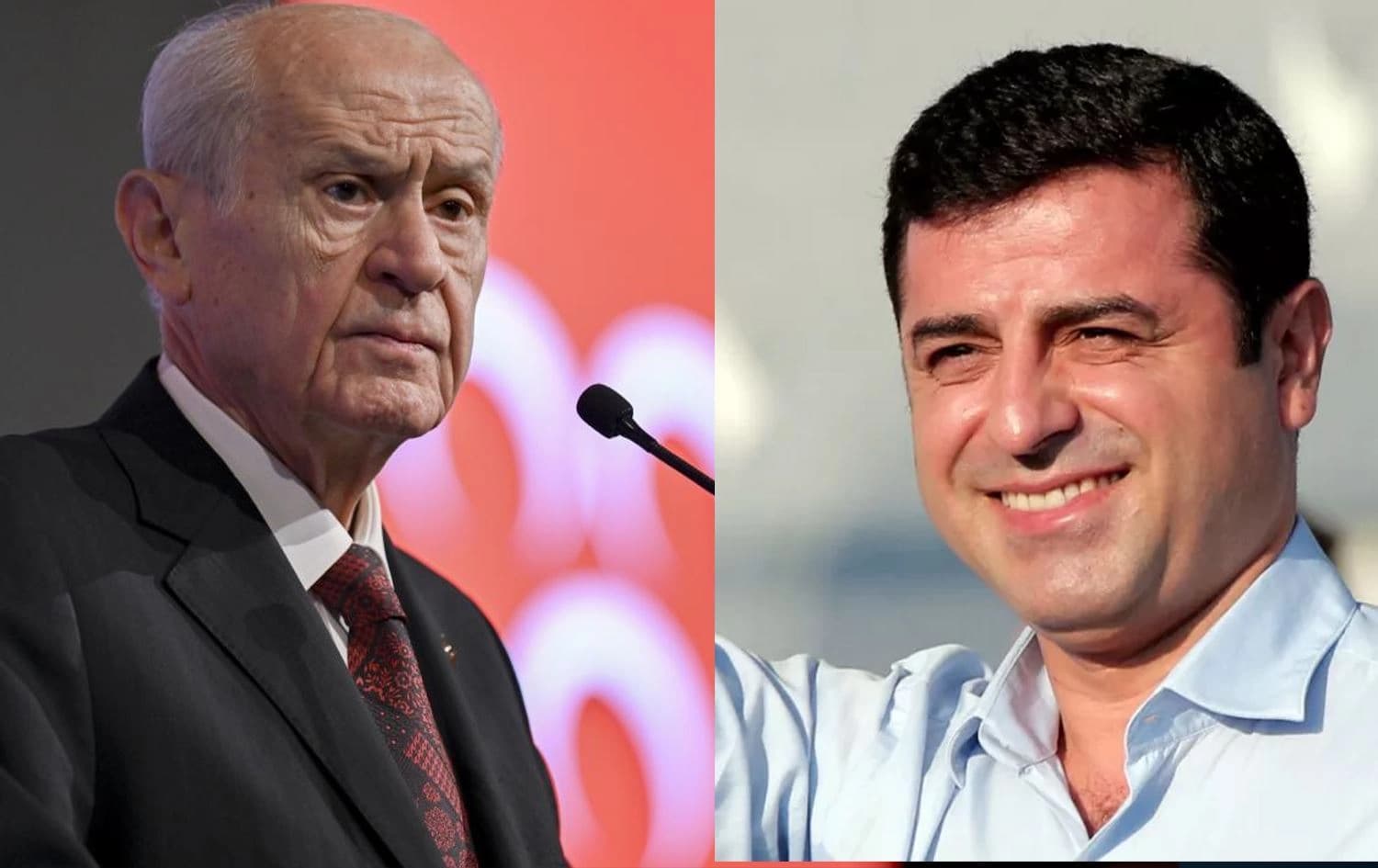 Devlet Bahçeli ve Selahattin Demirtaş