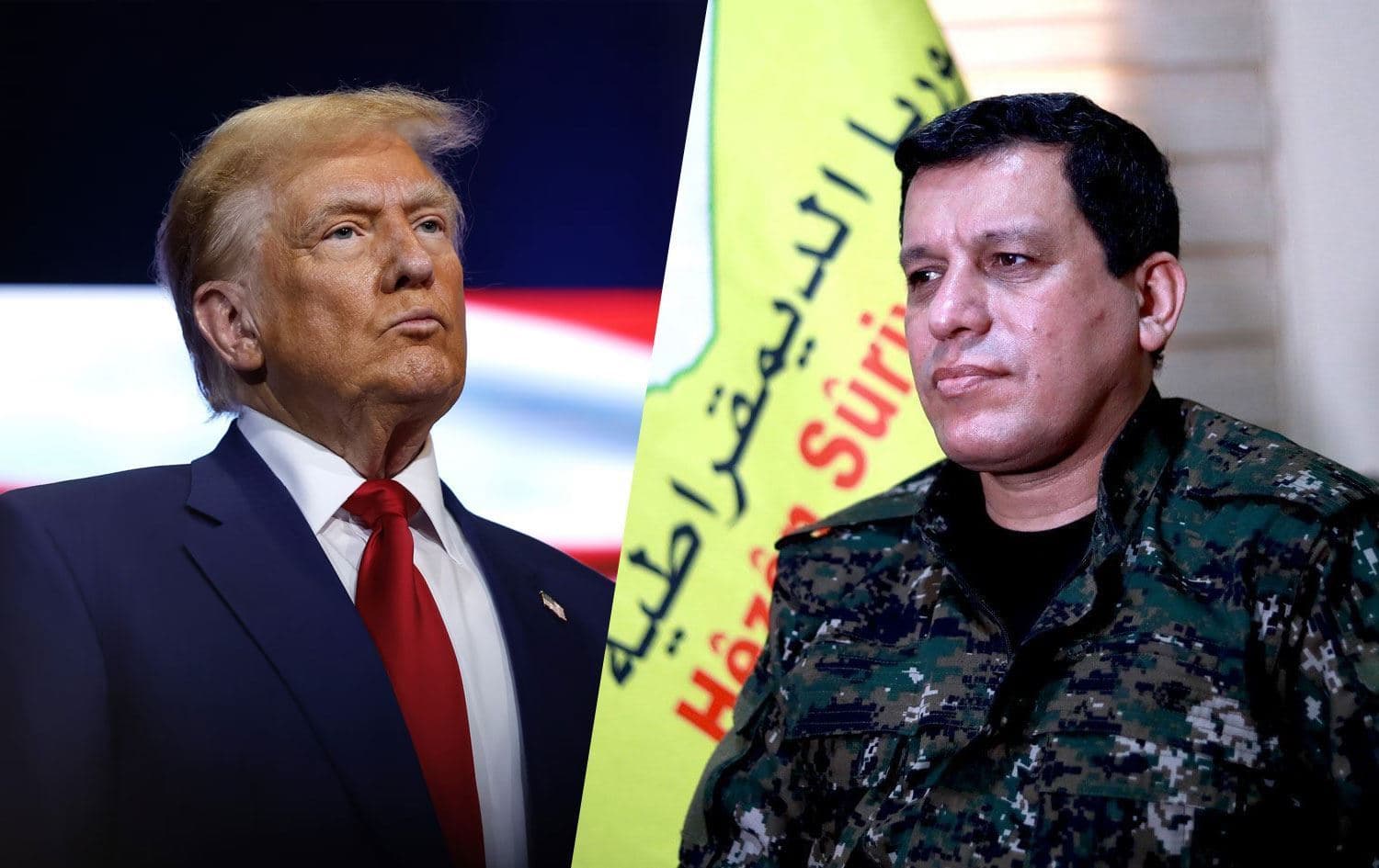 Donald Trump û Mezlûm Ebdî /Wêne: Arşîv