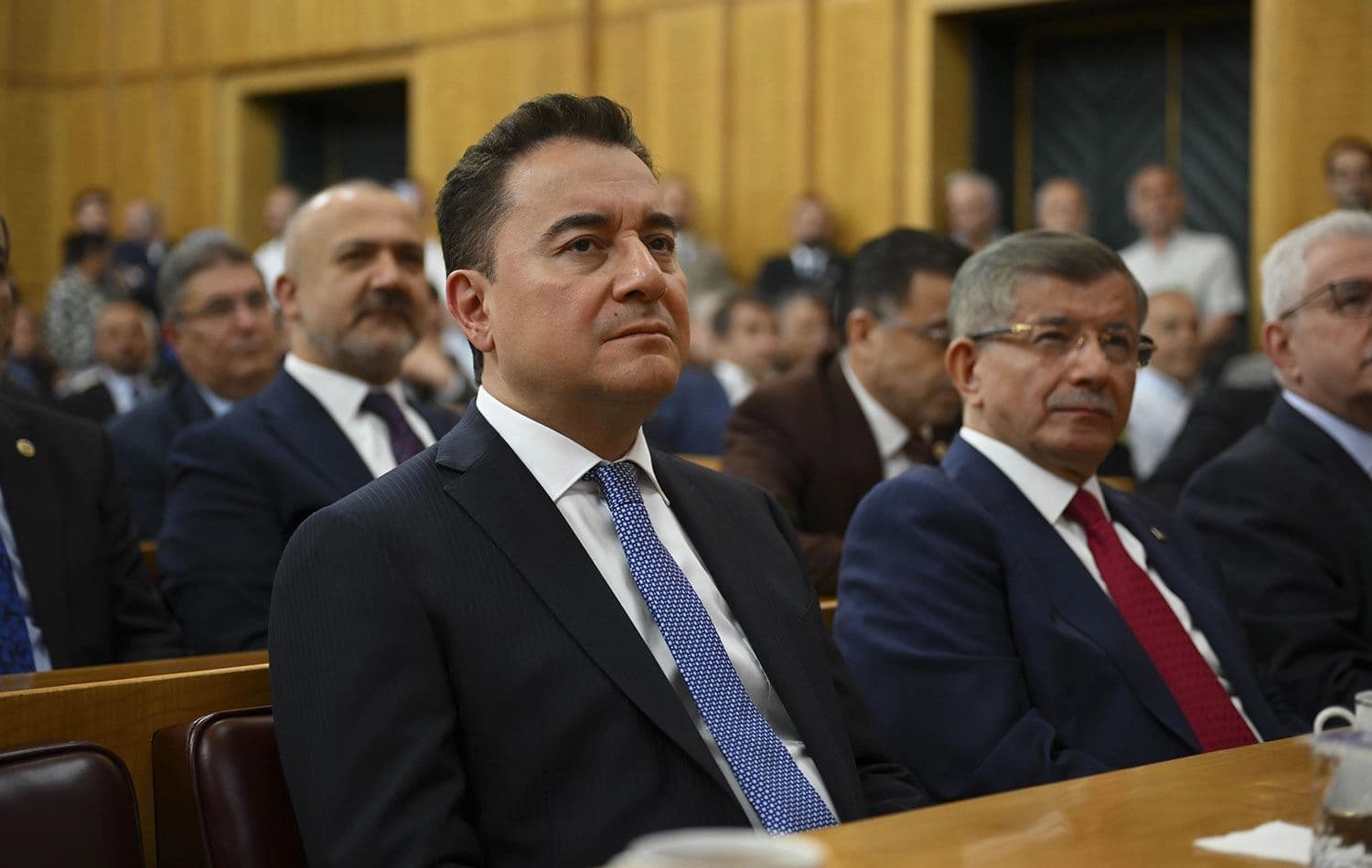 DEVA Partisi Genel Başkanı Ali Babacan, dün Yeni Yol Partisi Meclis Grup Toplantısı'na katıldı. / AA