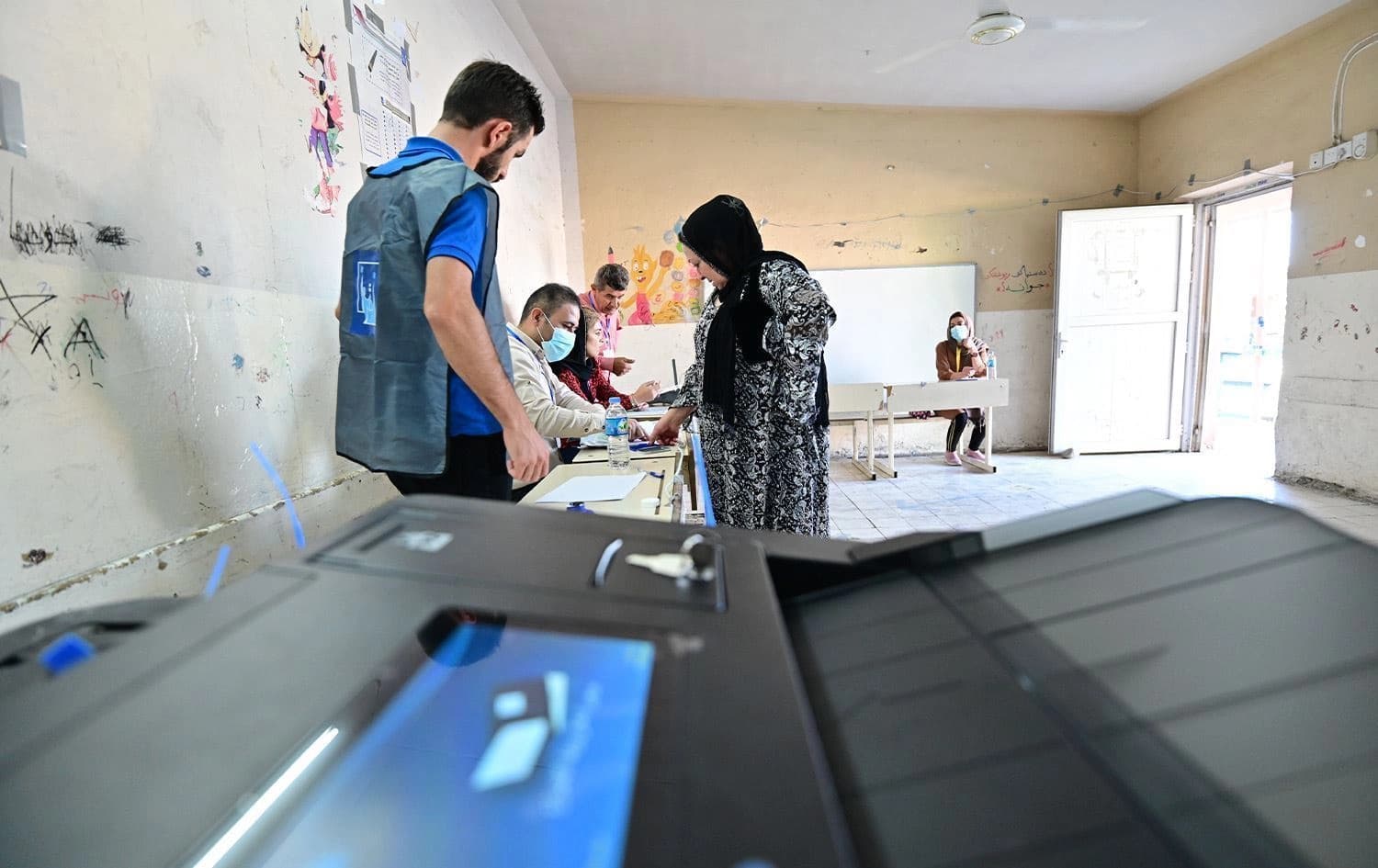 بنکەیەکی دەنگدان لە هەولێر لە هەڵبژاردنەکانی رابردوو. وێنە: بڵند تاهیر - رووداو/ئەرشیڤ