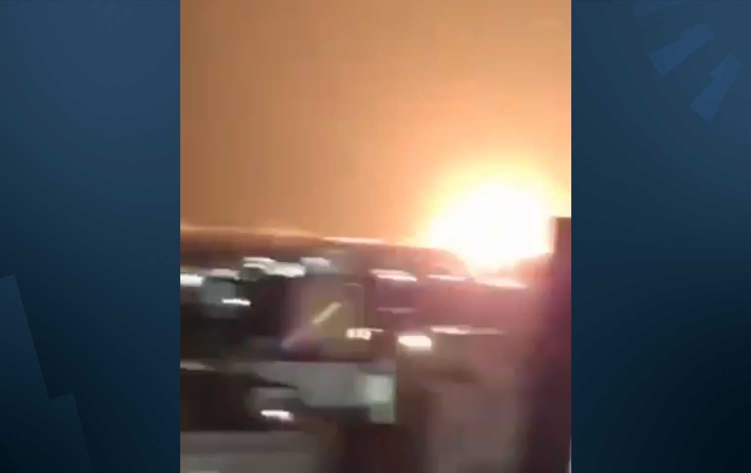 یەکێک لە هێرشەکانی  ئیسرائیل بۆ سەر مەشهەد 
