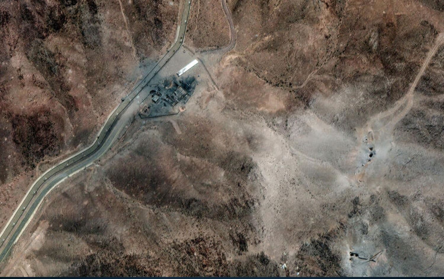 بنکەی ئەتۆمیی فۆردۆ دوای هێرشی ئەمریکا.