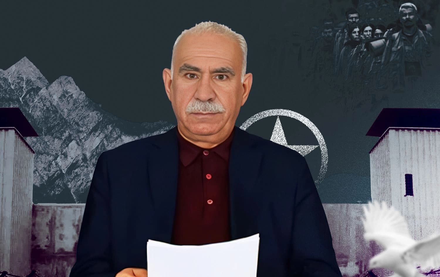 دوایین وێنەی بڵاوکراوەی عەبدوڵڵا ئۆجەلان لە دوورگەی ئیمرالی لە رۆژی 27-2-2025.