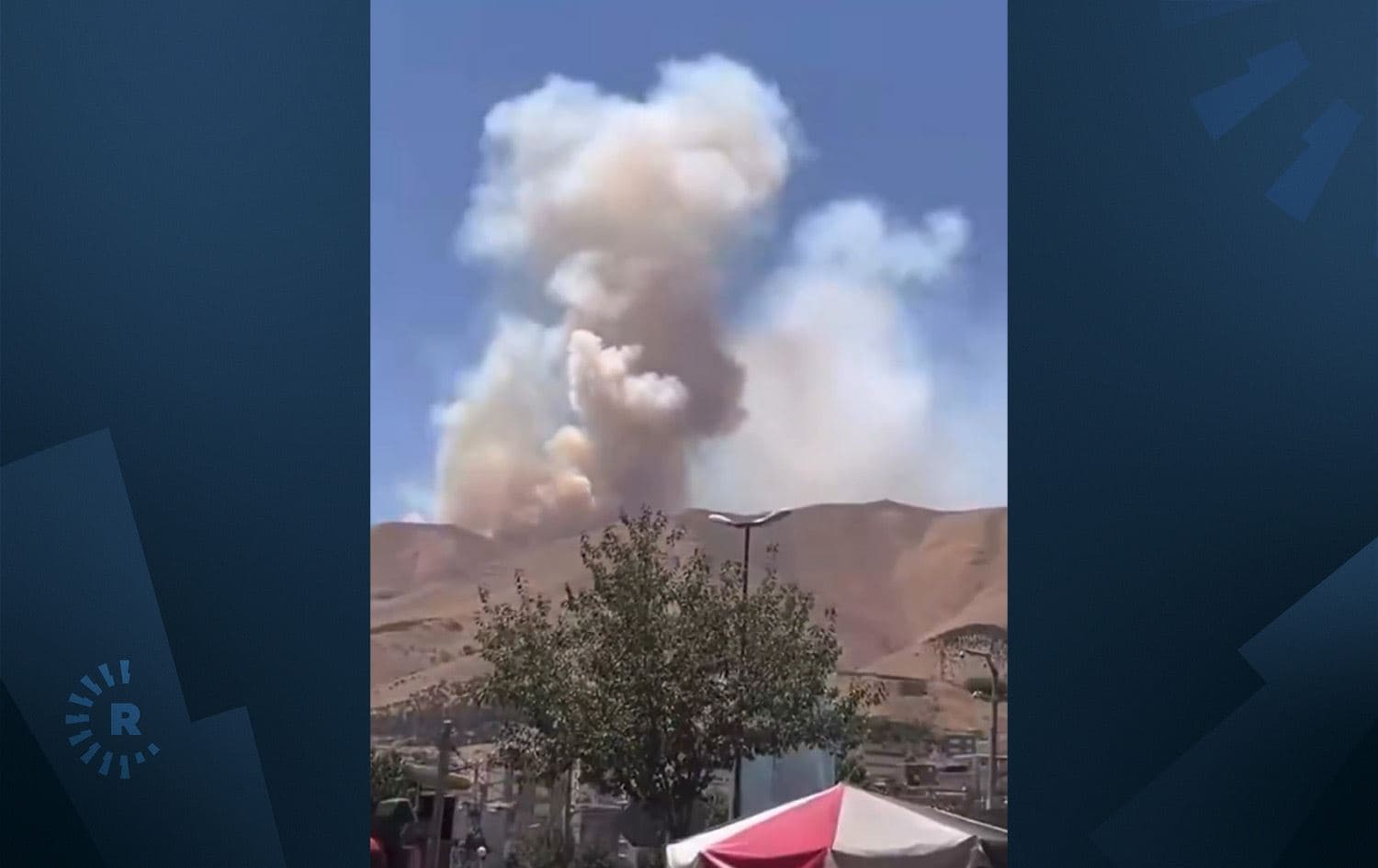 دیمەنێکی ئاگرەکەی ئاویەر لە سنە