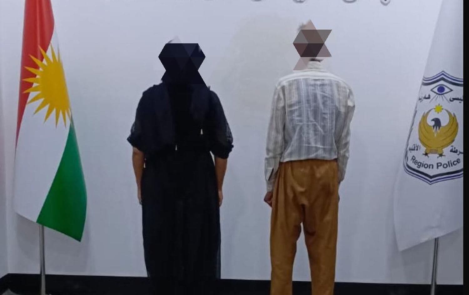 وێنەی ئەو دوو کەسەی پۆلیسی سۆران دەڵێت، "ماڵەکەیان کردووەتە شوێنی لەشفرۆشی"