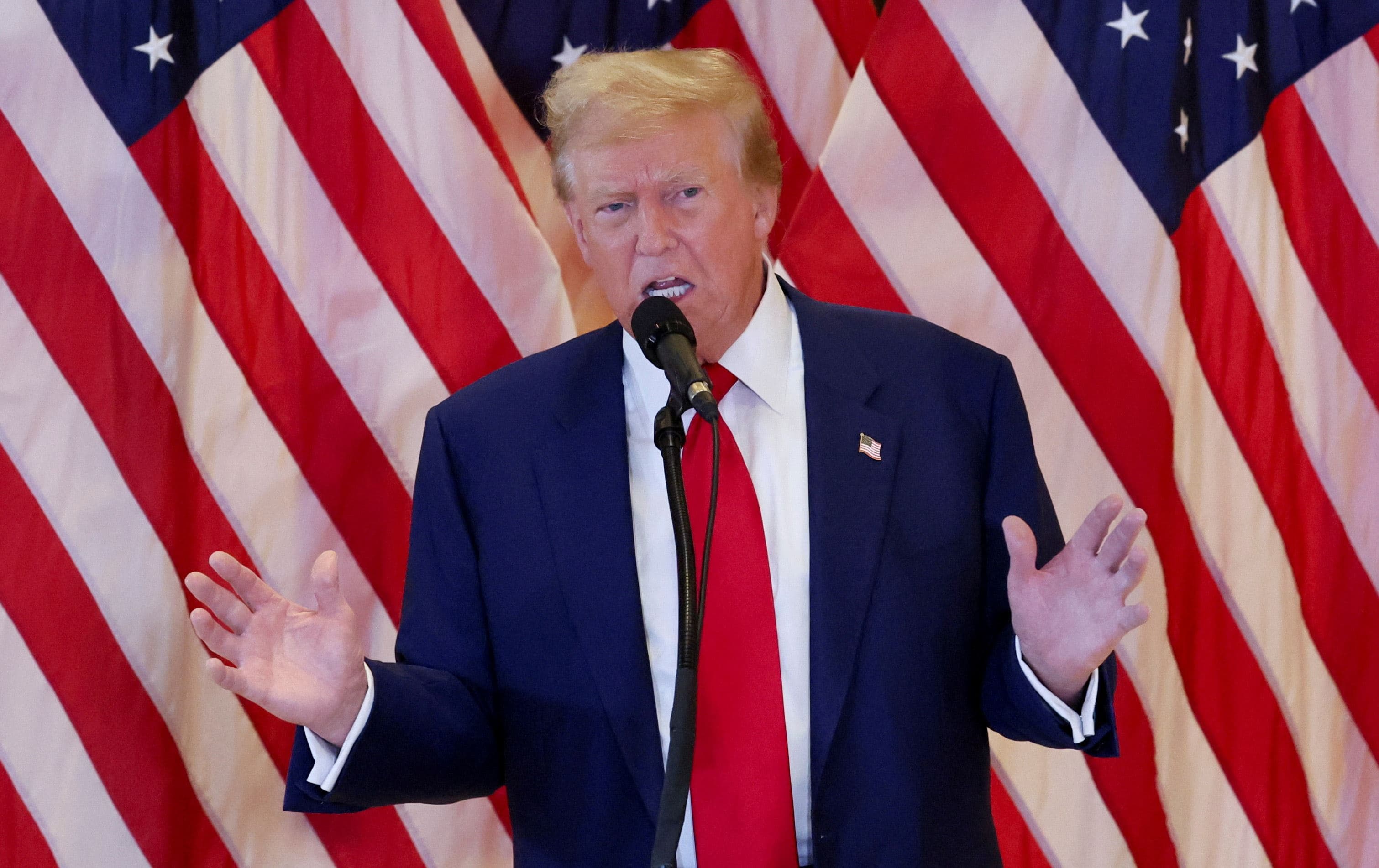 دۆناڵد ترەمپ، سەرۆکی ئەمریکا. وێنە: Reuters