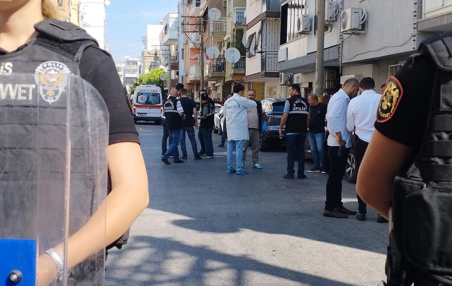 Saldırının gerçekleştiği bölgede güvenlik önlemi alındı. / ANKA