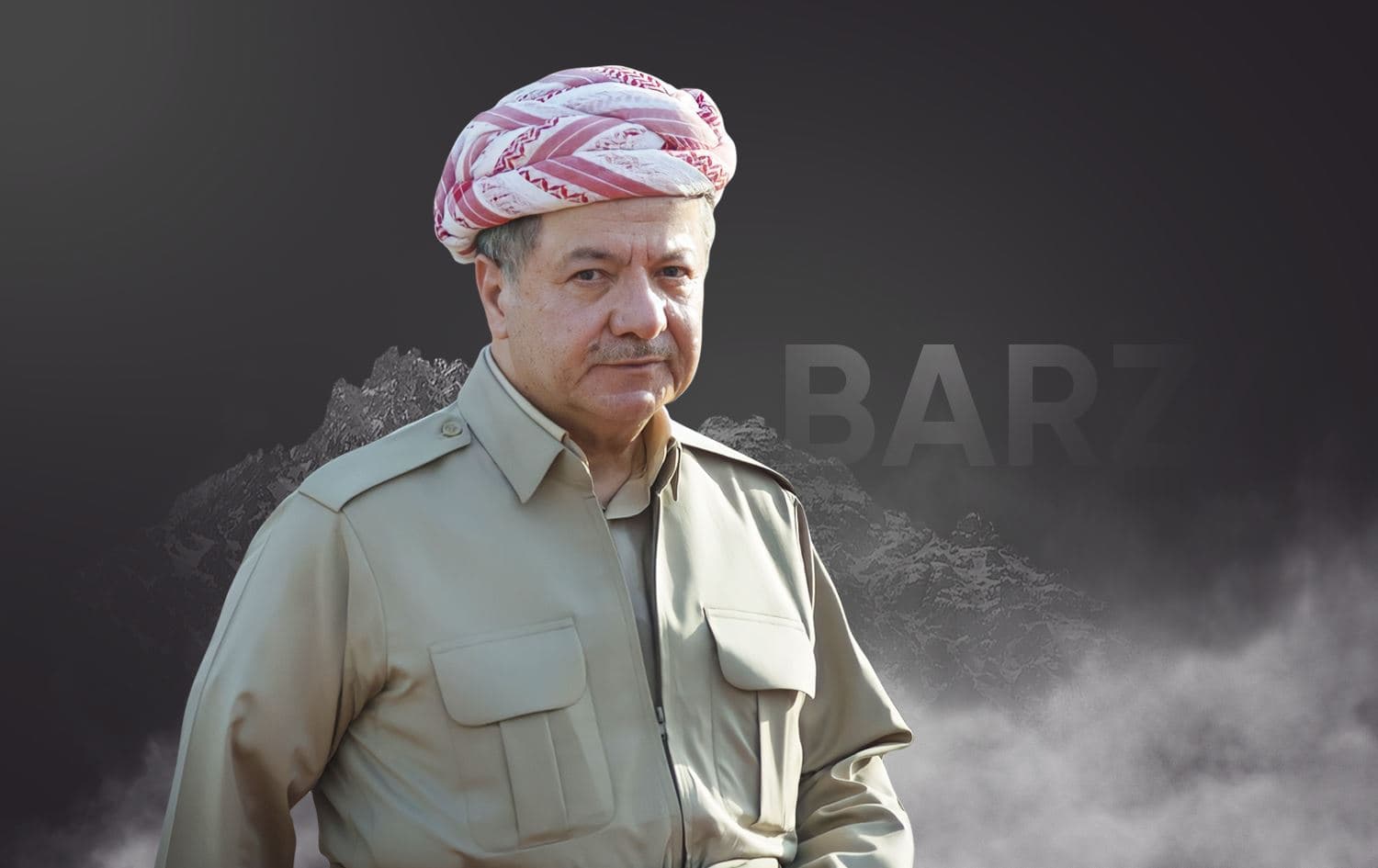Serok Mesûd Barzanî/Wêne: Rûdaw Grafîk