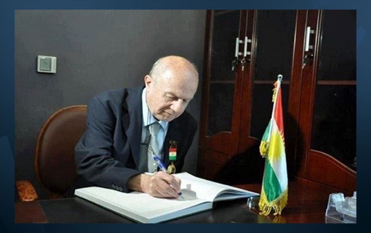 Erbil'de İsmail Beşikci Vakfı'nın açılışından bir kare