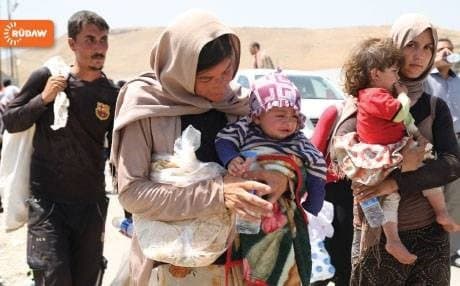 Refugees in the Kurdistan Region. 