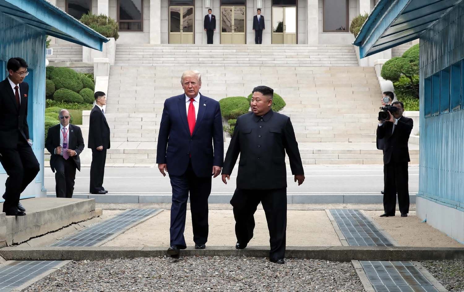 ABD Başkanı Donald Trump ve Kuzey Kore lideri Kim Jong Un 