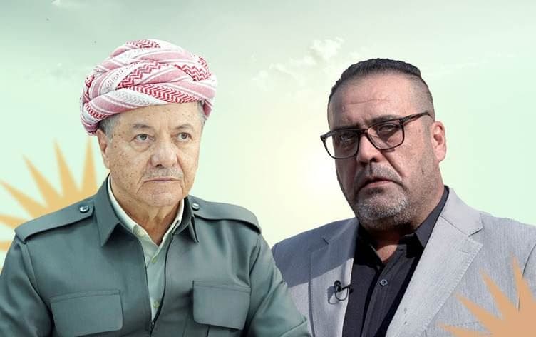 حەیدەر فەیلی و سەرۆک بارزانی. 