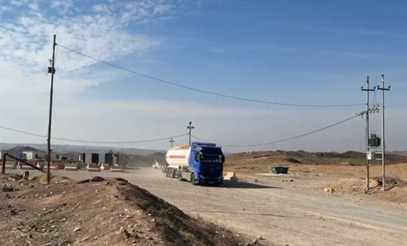 گواستنەوەی گازی شل بۆ دەرەوەی کێڵگەکە.