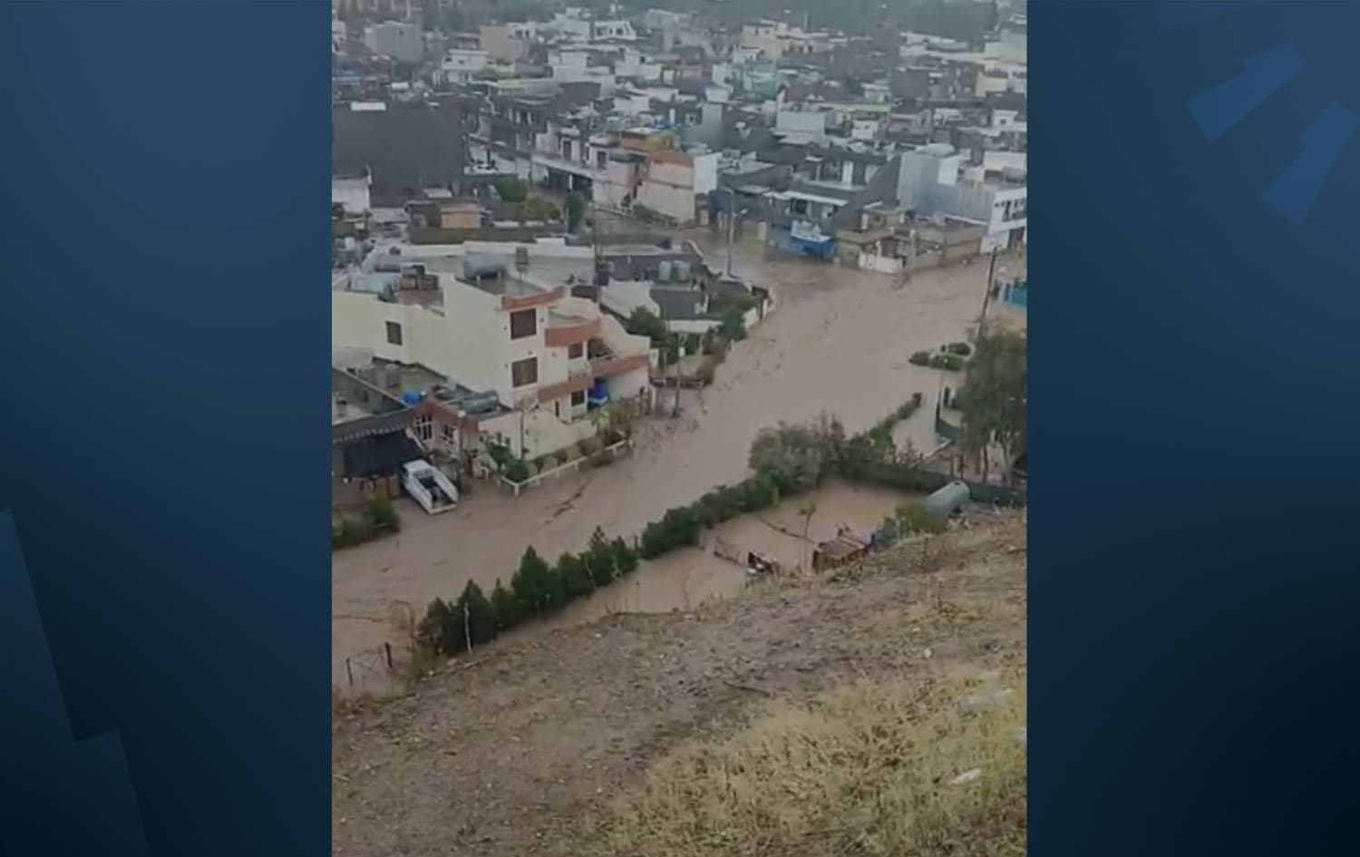 دیمەنێکی لافاوەکەی چەمچەماڵ