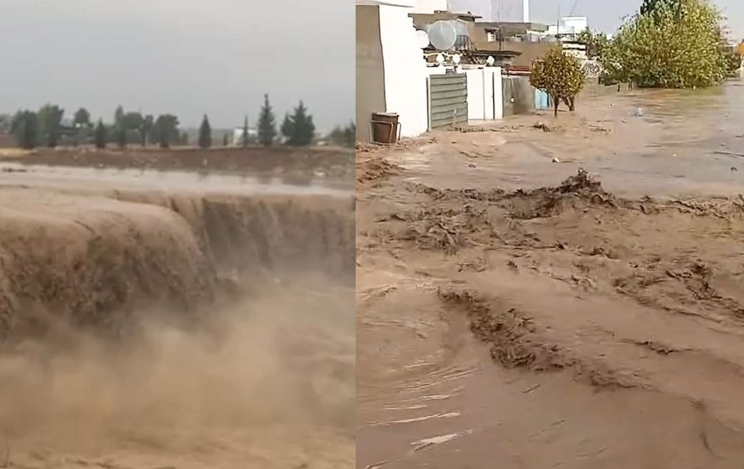 دیمەنی لافاوەکەی چەمچەماڵ