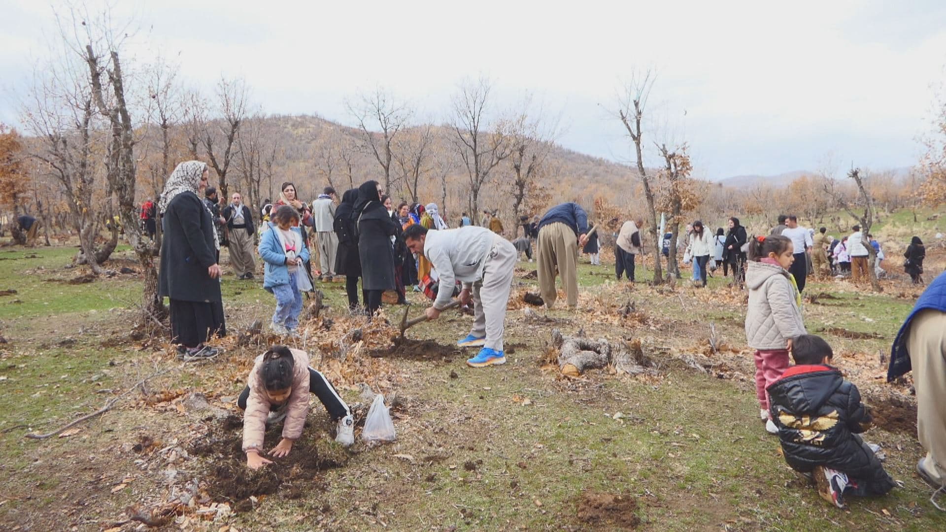 دیمەنێکی ساتی بەڕێوەچوونی هەڵمەتەکە