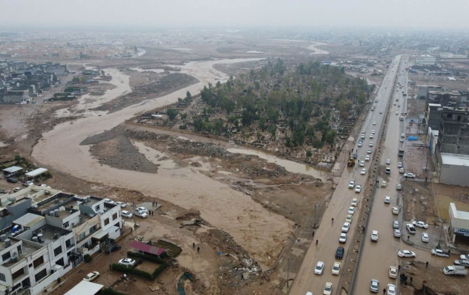 دیمەنی لافاوەکەی چەمچەماڵ