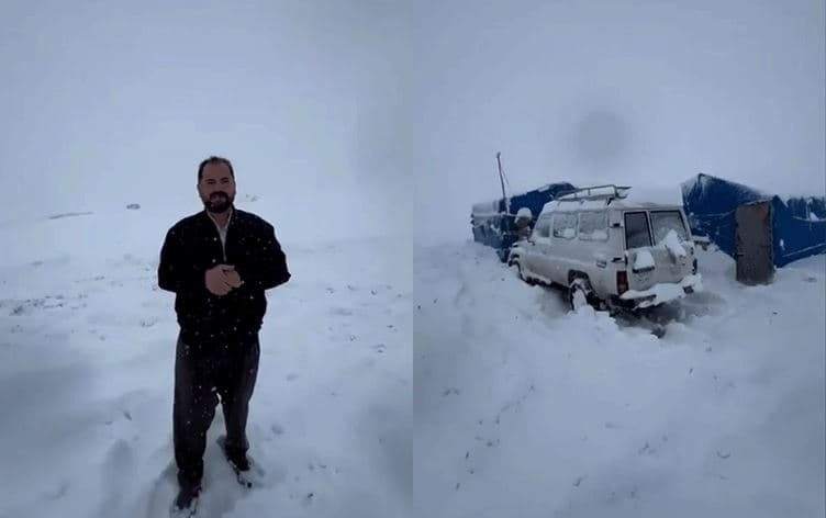 Dağda mahsur kalan 7 kişi yayınladıkları videoda hükümetten yardım istedi