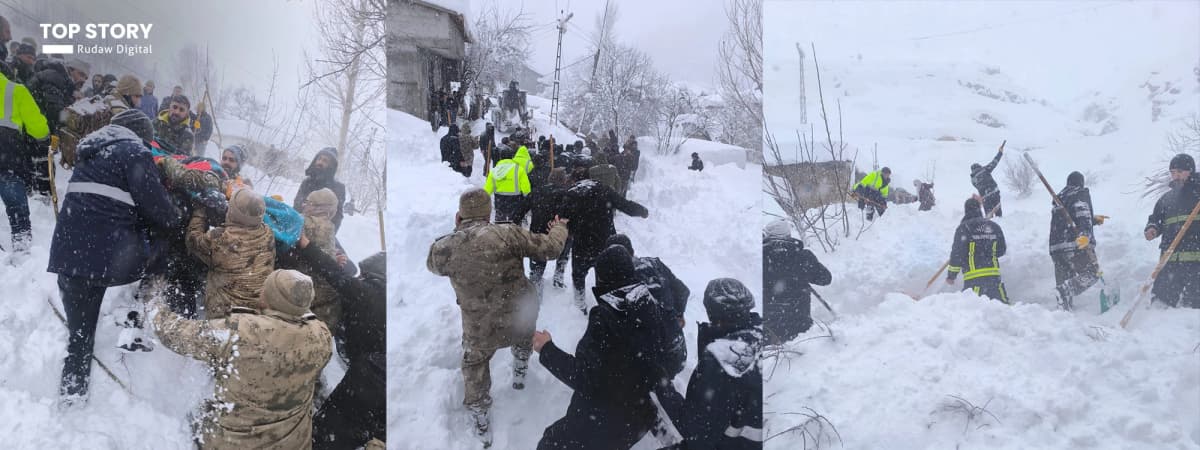 Van’da çığ felaketi: 22 ev boşaltıldı, kar altında kalan kadın hayatını kaybetti