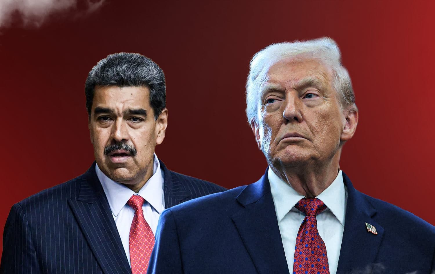 ABD Başkanı Donald Trump ve Nicolas Maduro 