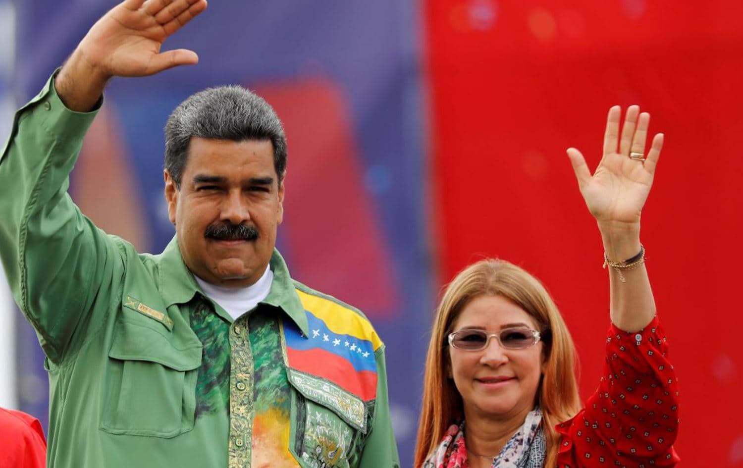Foto: Venezuela Devlet Başkanı Nicolas Maduro ve eşi Cilia Flores