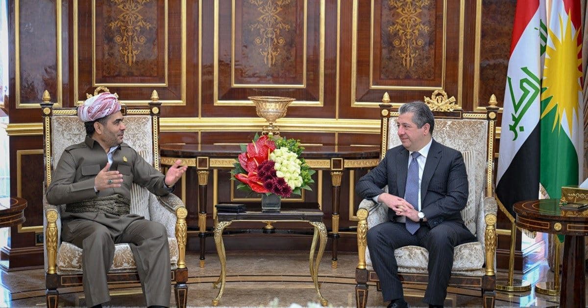 مەسرور بارزانی، سەرۆکی حکومەتی هەرێمی کوردستان و ئەسعەد تورکی سواری، نوێنەری هەمیشەیی عێراق لە رێکخراوی یونسکۆ