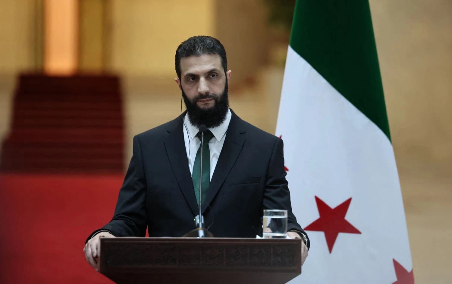 ئەحمەد شەرع، سەرۆککۆماری سووریا. وێنە: AA