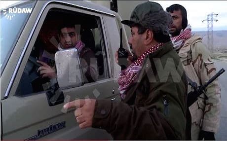 Peshmerga forces in Shingal. 