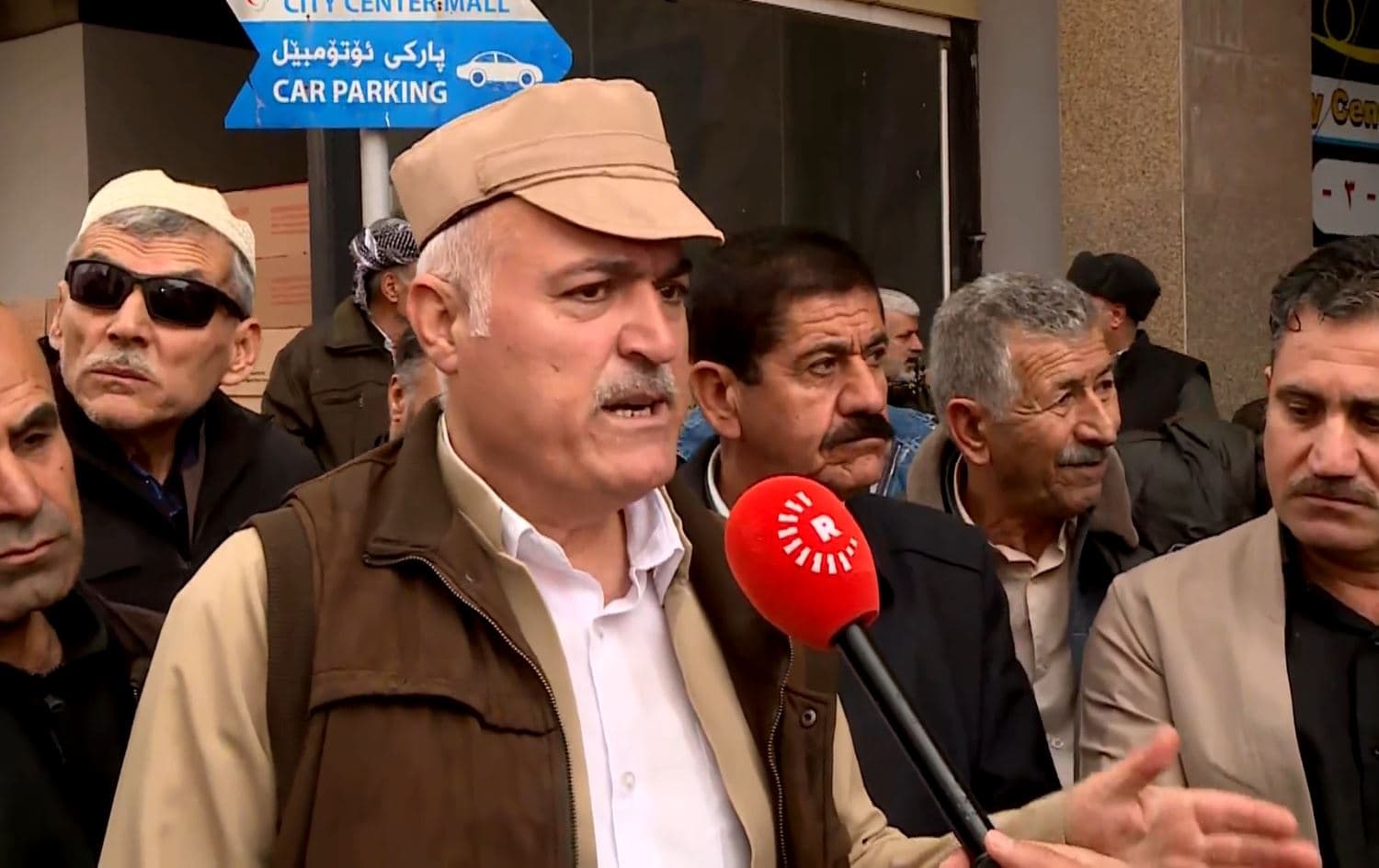 کەمئەندامانی سەنگەر لە کاتی قسەکردن بۆ رووداو