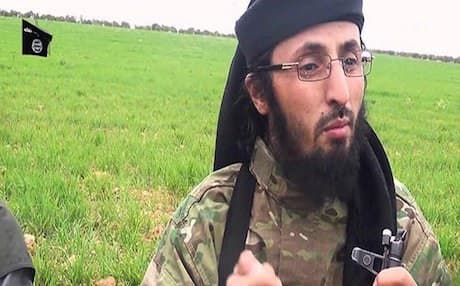 Photo of Othman Al Nazih from ISIS social media.