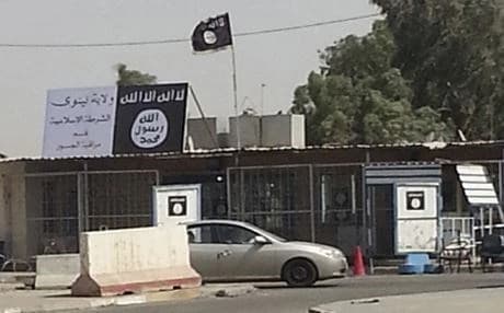 An ISIS base in Mosul.