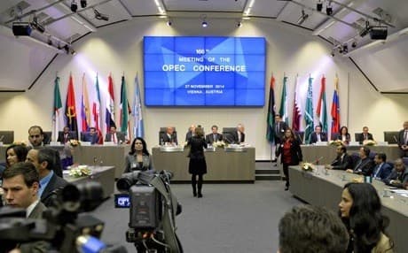OPEC rolled over its production target at a meeting in November. AFP photo.