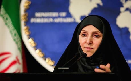 Marzieh Afkham, the Iranian foreign ministry spokeswoman. ISNA photo.