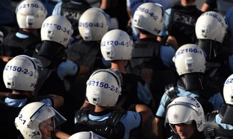 Turkish police have been placed on high alert. AFP photo.